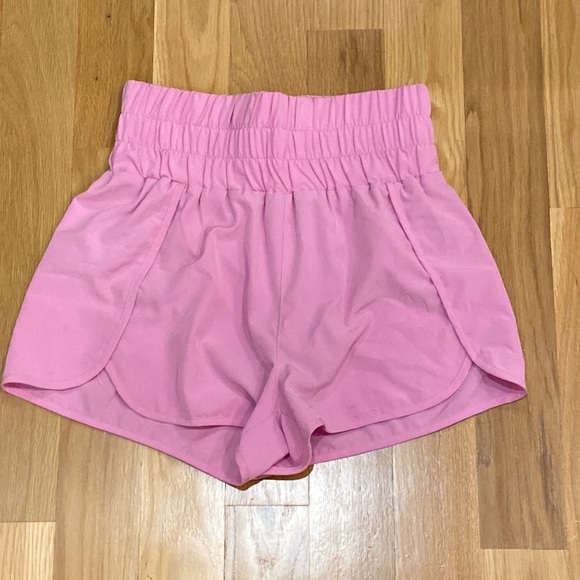 Pink Talulah athletic shorts high rise size medium. - Picture 1 of 2